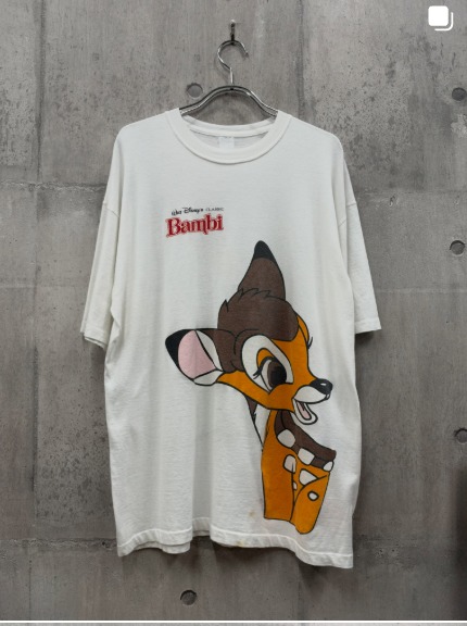 バンビのTシャツ